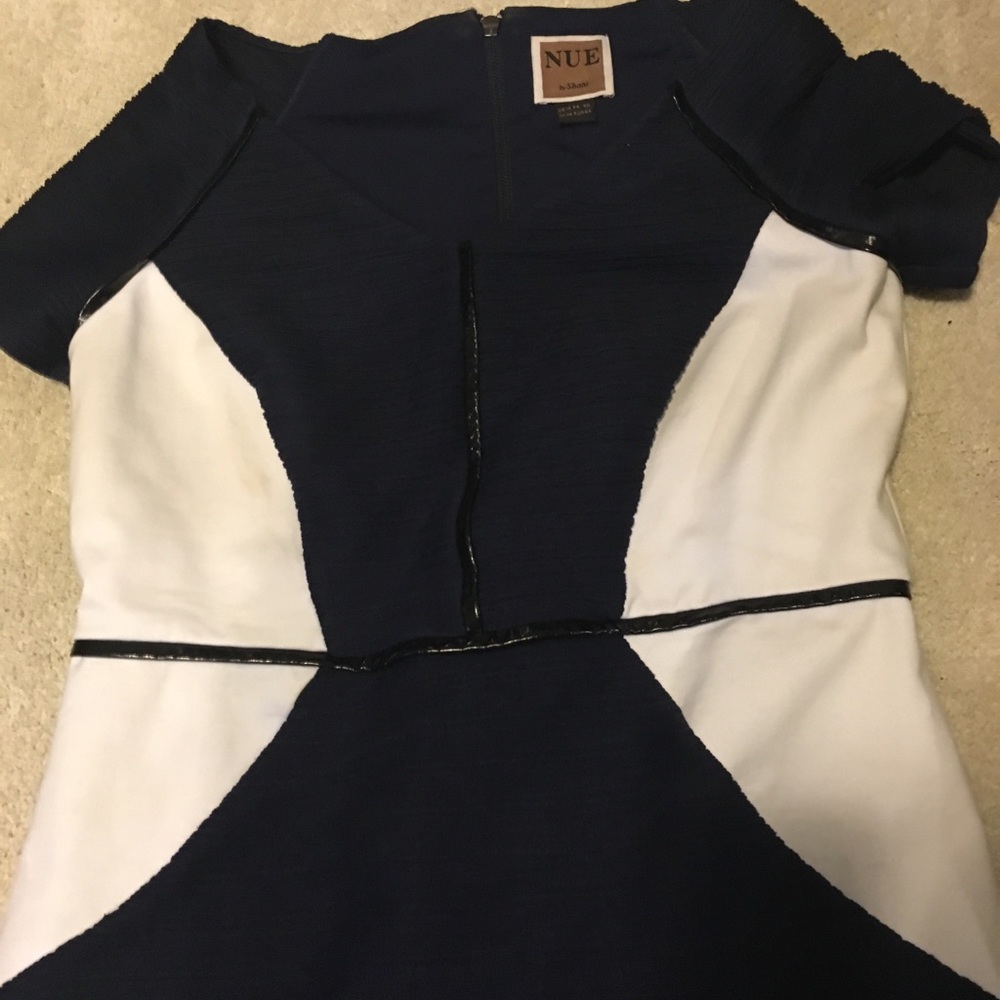 Midi length body con dress